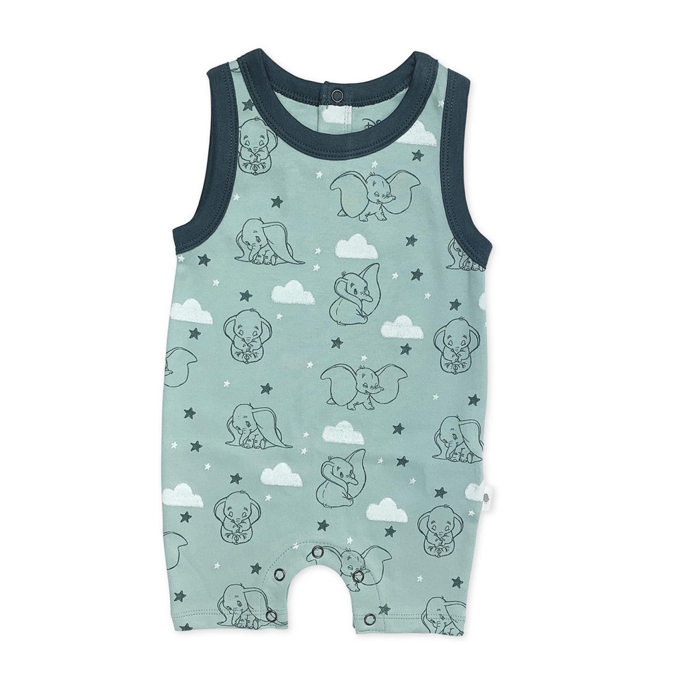 NWT Finn & Emma Organic Dumbo Romper Disney